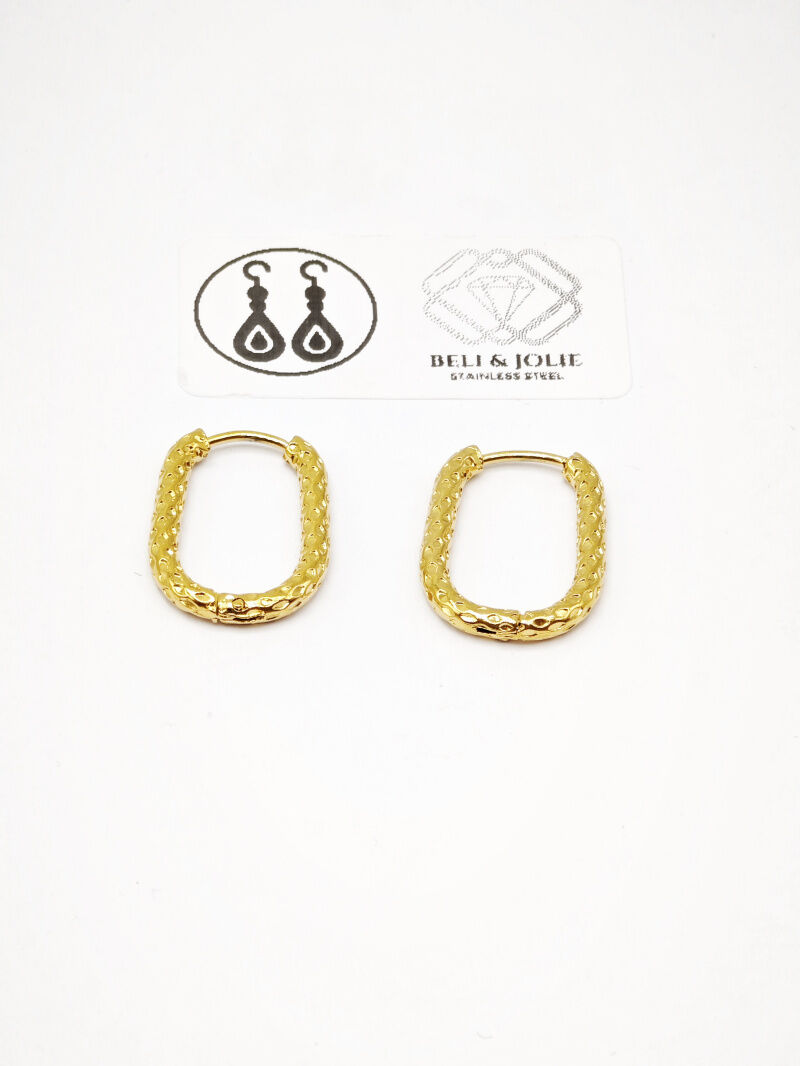 Creolen aus Edelstahl - F224