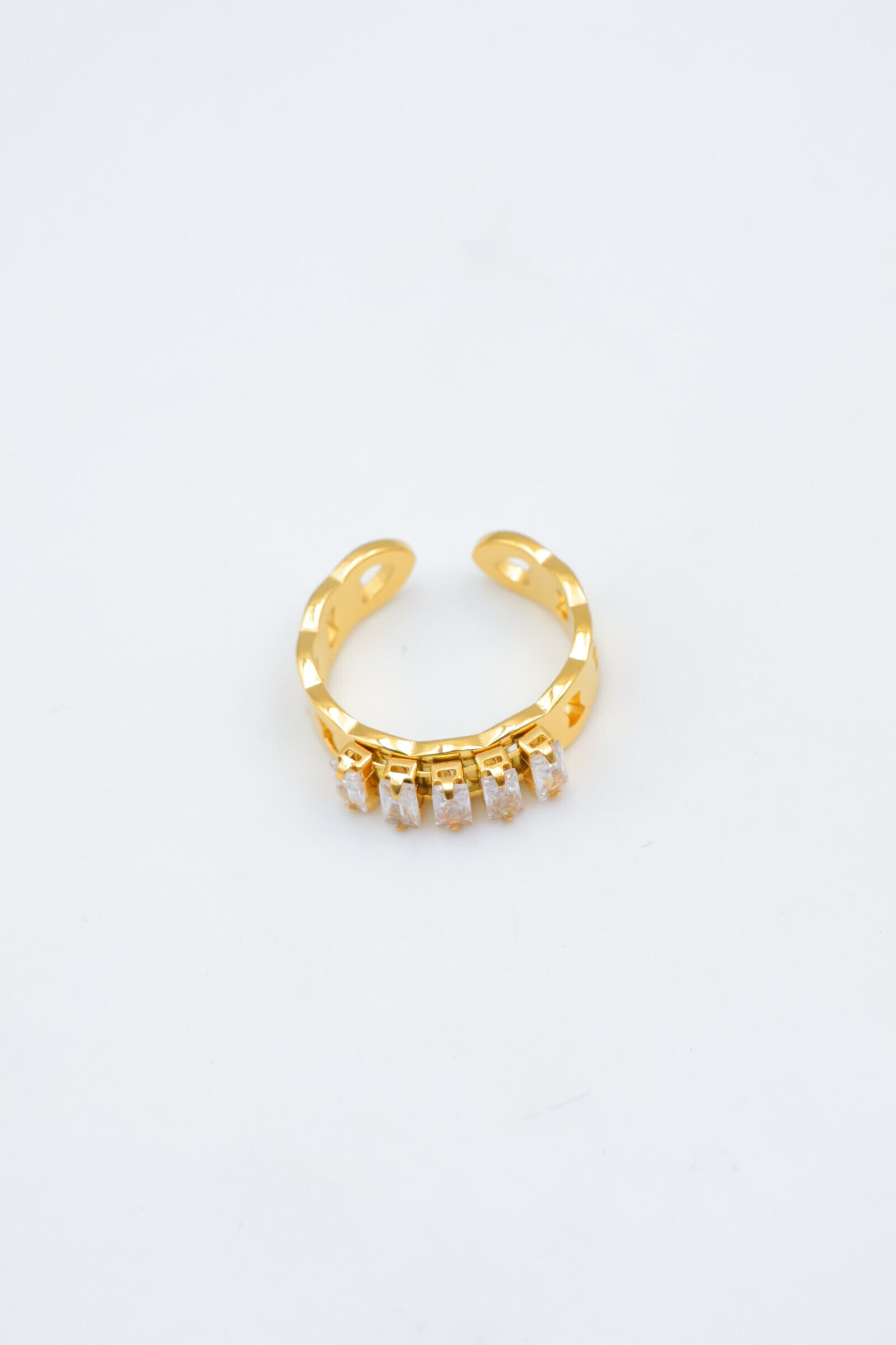 Verstellbarer Edelstahlring - G15