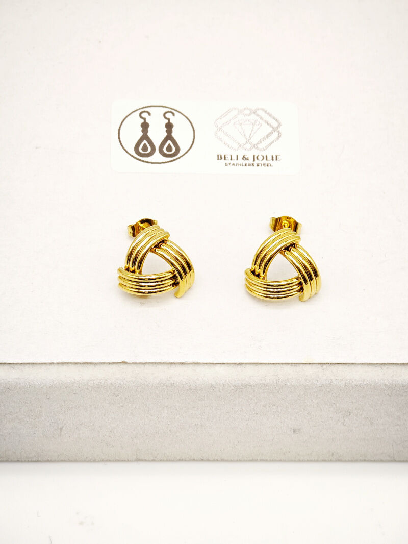 Boucles d'oreilles en acier inoxydable - G52