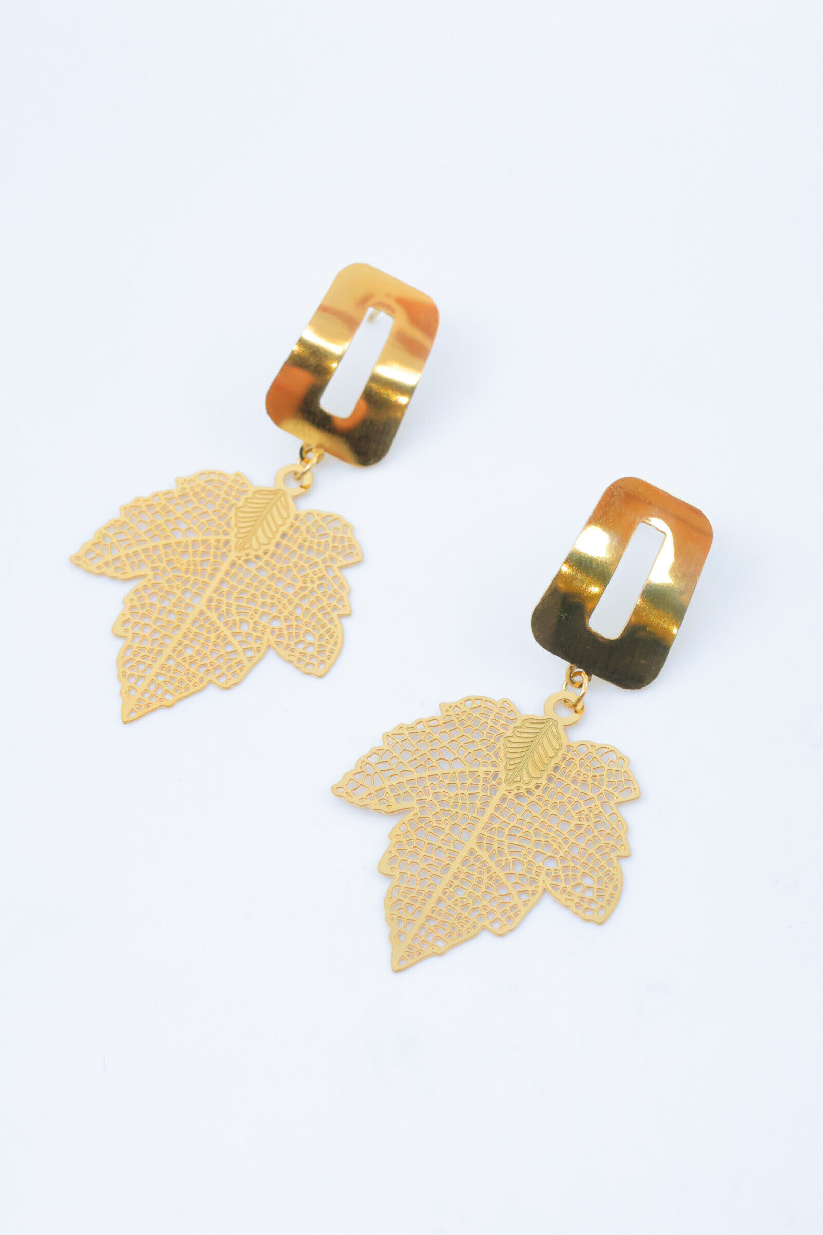 Boucles d'oreilles en acier inoxydable - G55