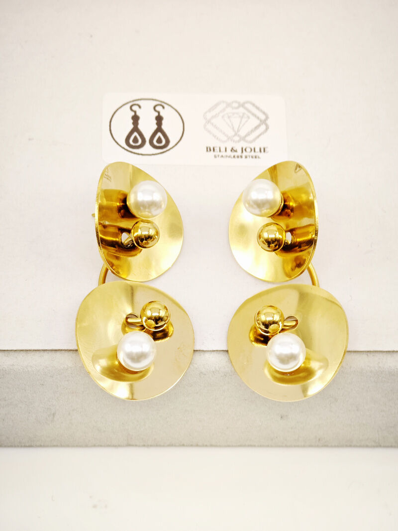 Boucles d'oreilles en acier inoxydable - G59