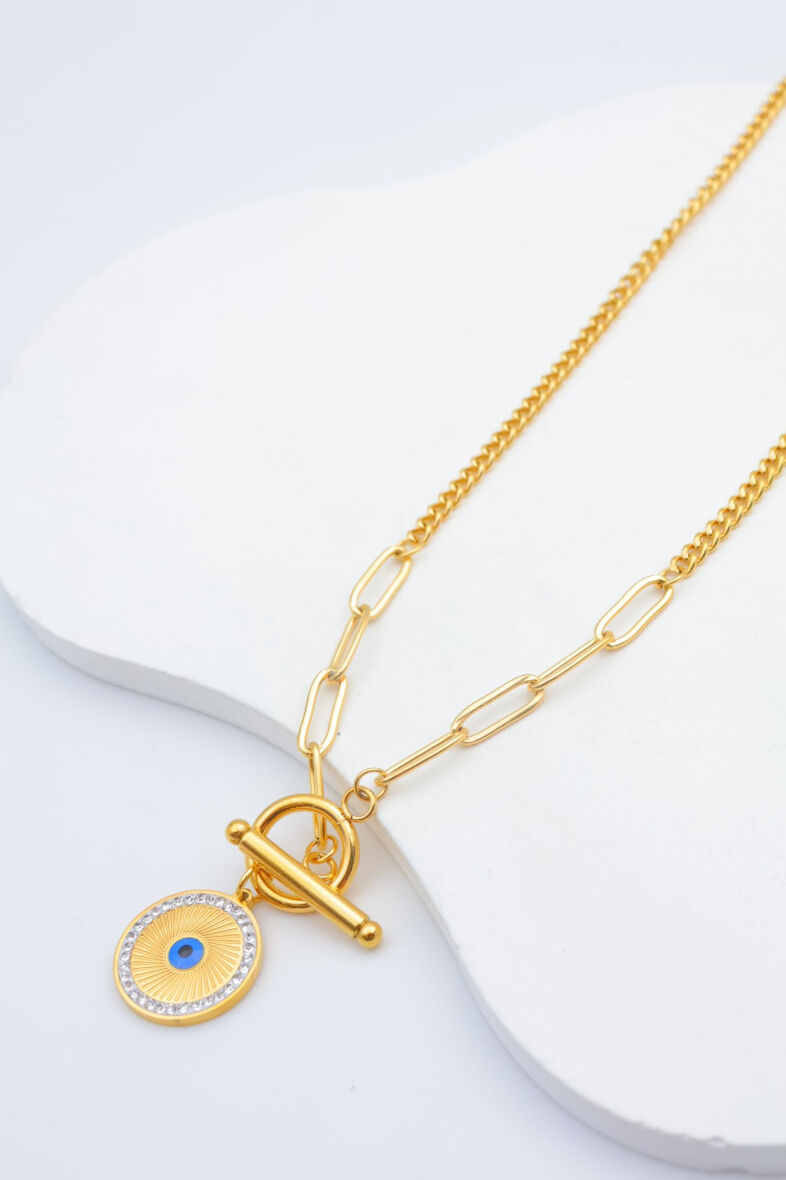 Edelstahl Halskette - G81