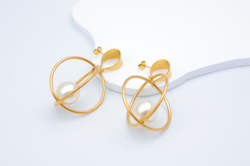 Edelstahl Ohrringe - G91