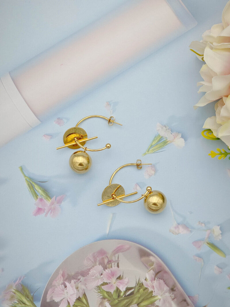 Creolen aus Edelstahl - G92