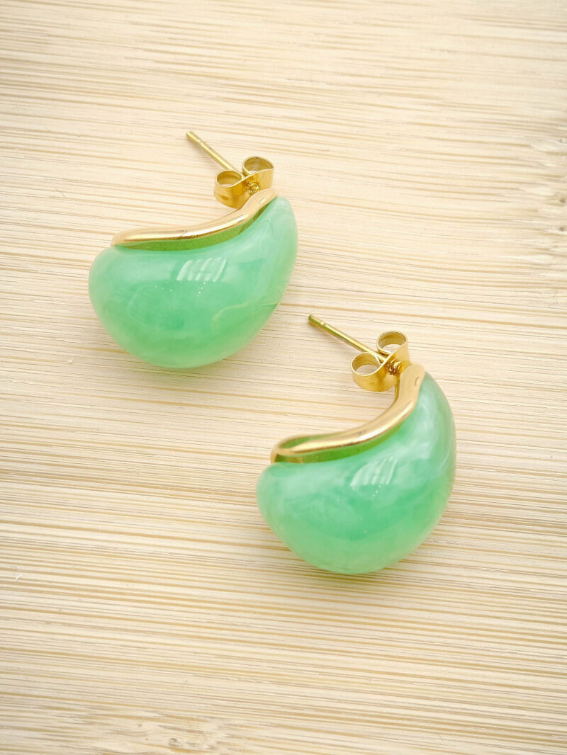 Edelstahl Ohrringe - G99