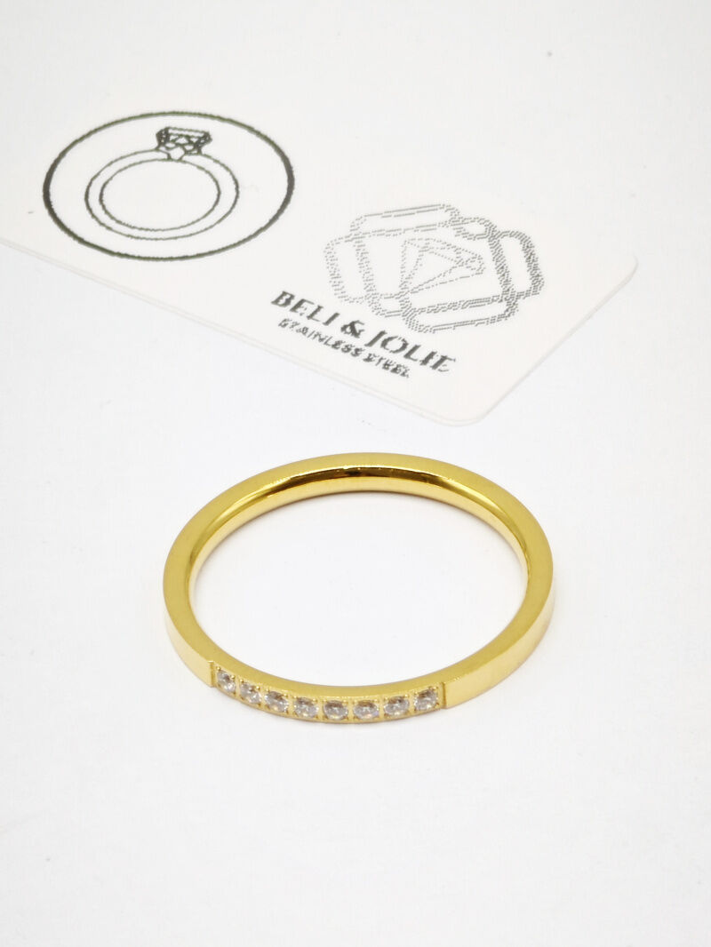 Größenring aus Edelstahl – H18