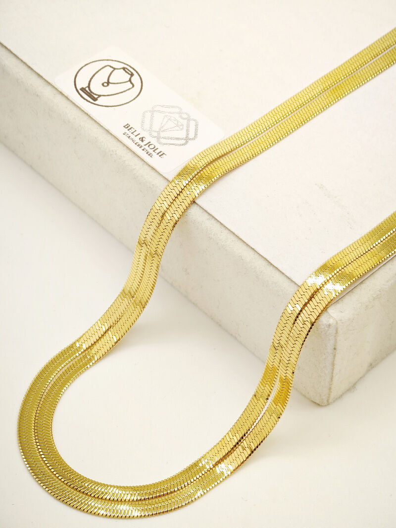 Edelstahlkette - J01