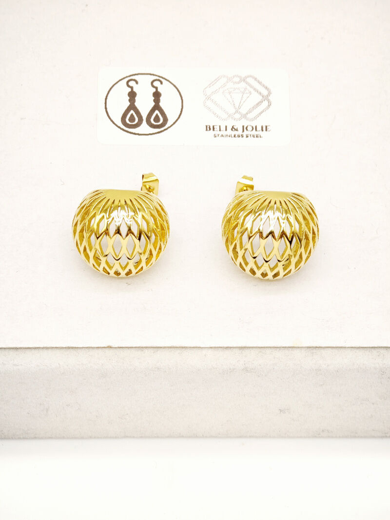 Edelstahl Ohrringe - J26