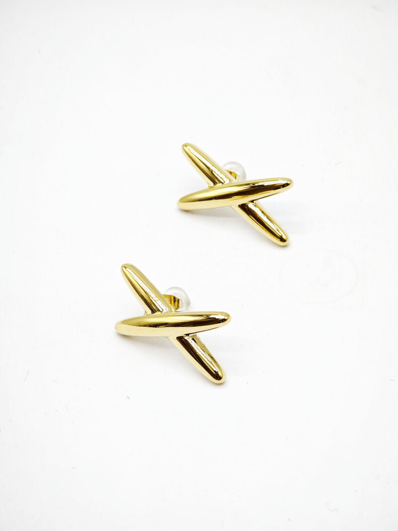 Edelstahl Ohrringe - J34