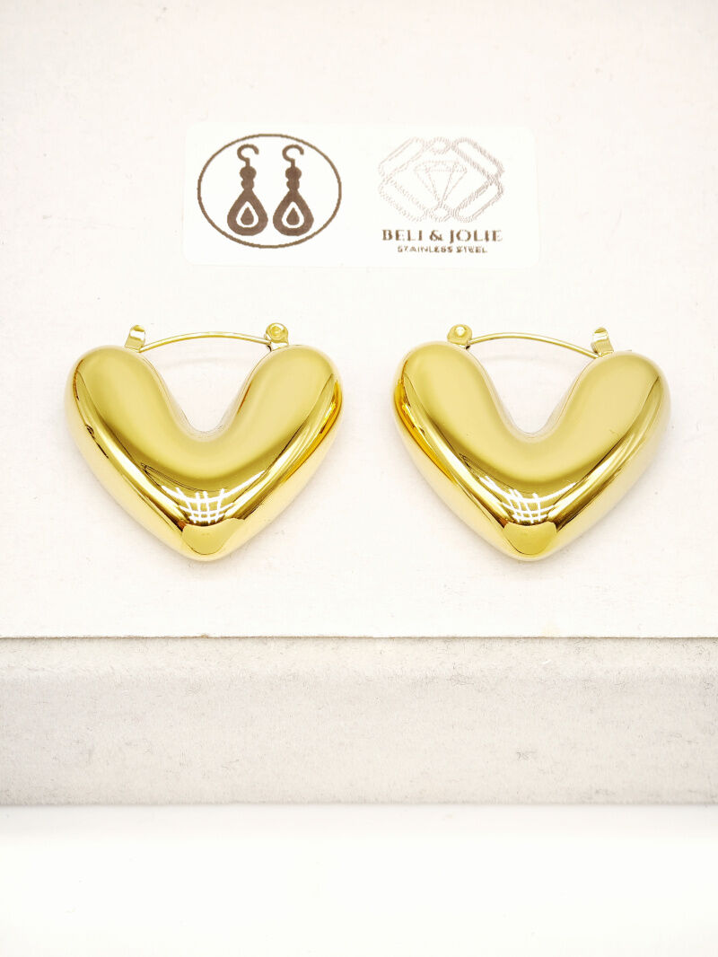 Edelstahl Ohrringe - J36