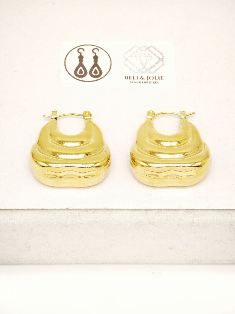 Edelstahl Ohrringe - J41