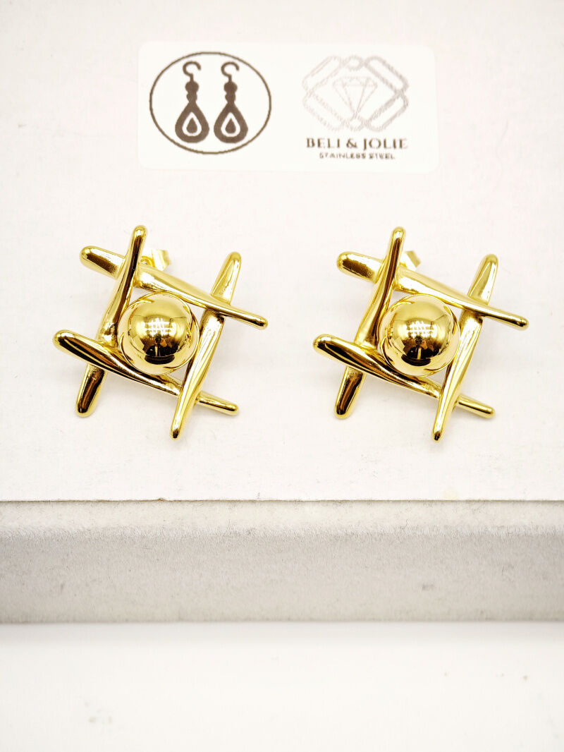 Edelstahl Ohrringe - J47