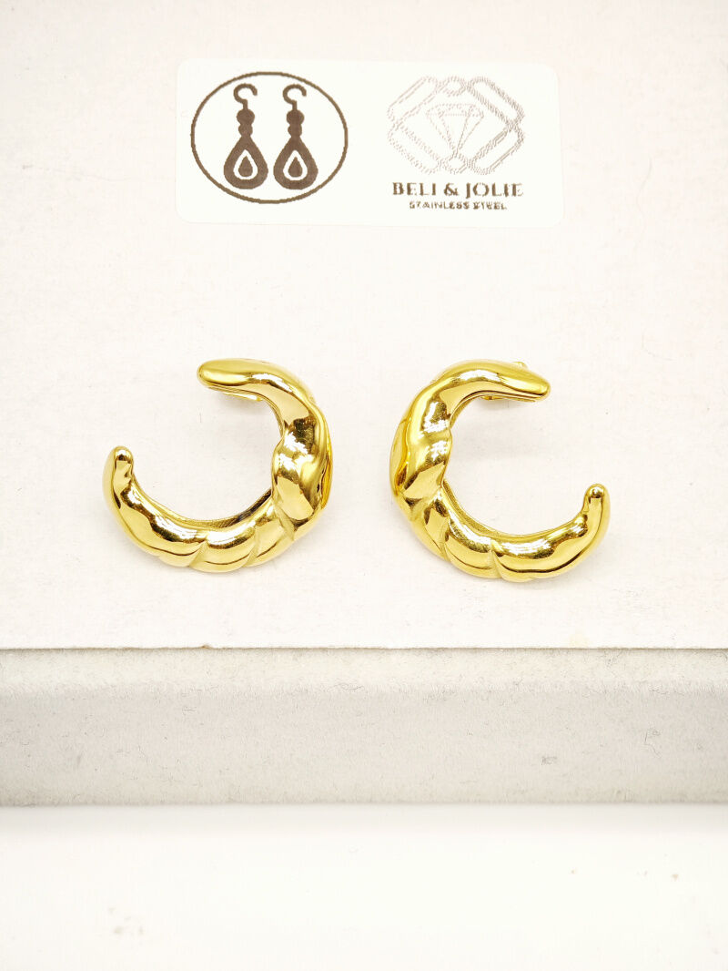 Edelstahl Ohrringe - J49