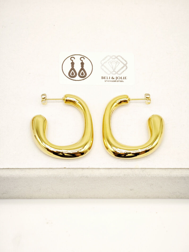 Edelstahl Ohrringe - J53