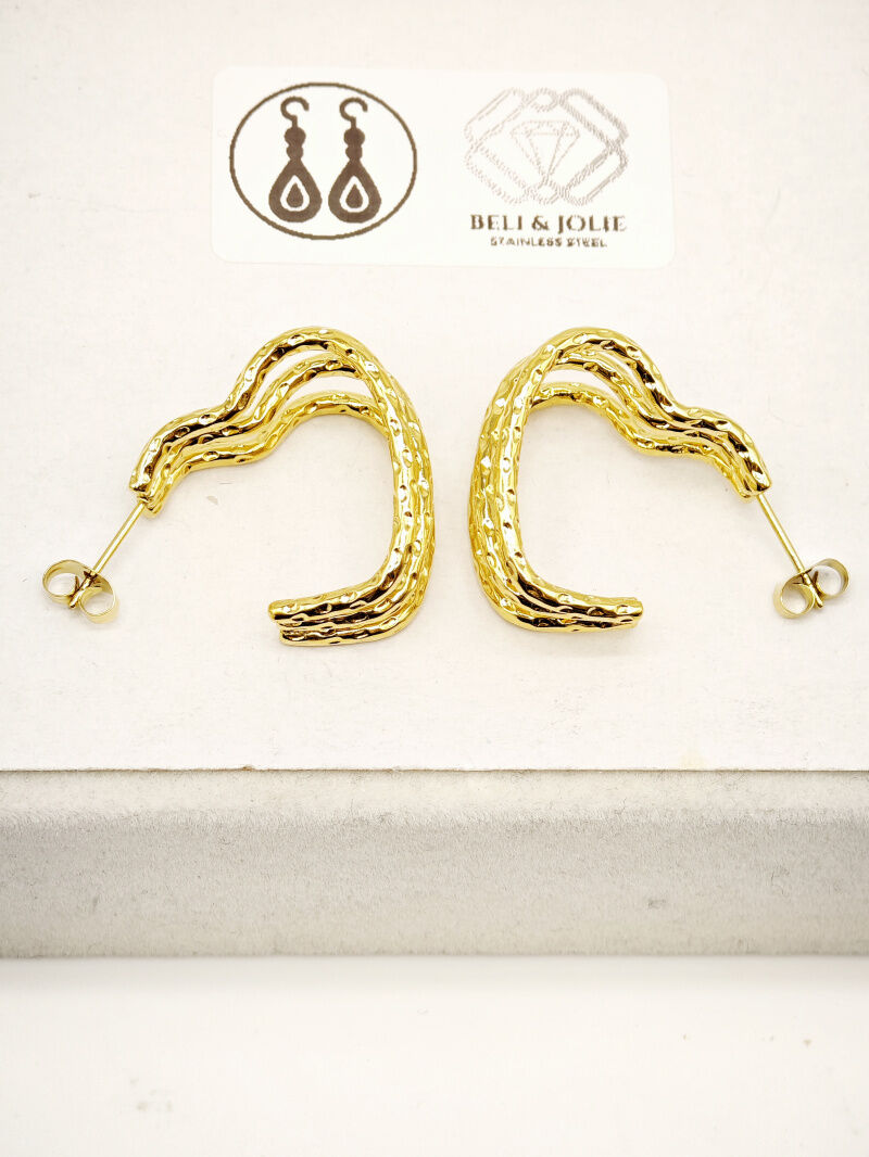 Creolen aus Edelstahl - J59