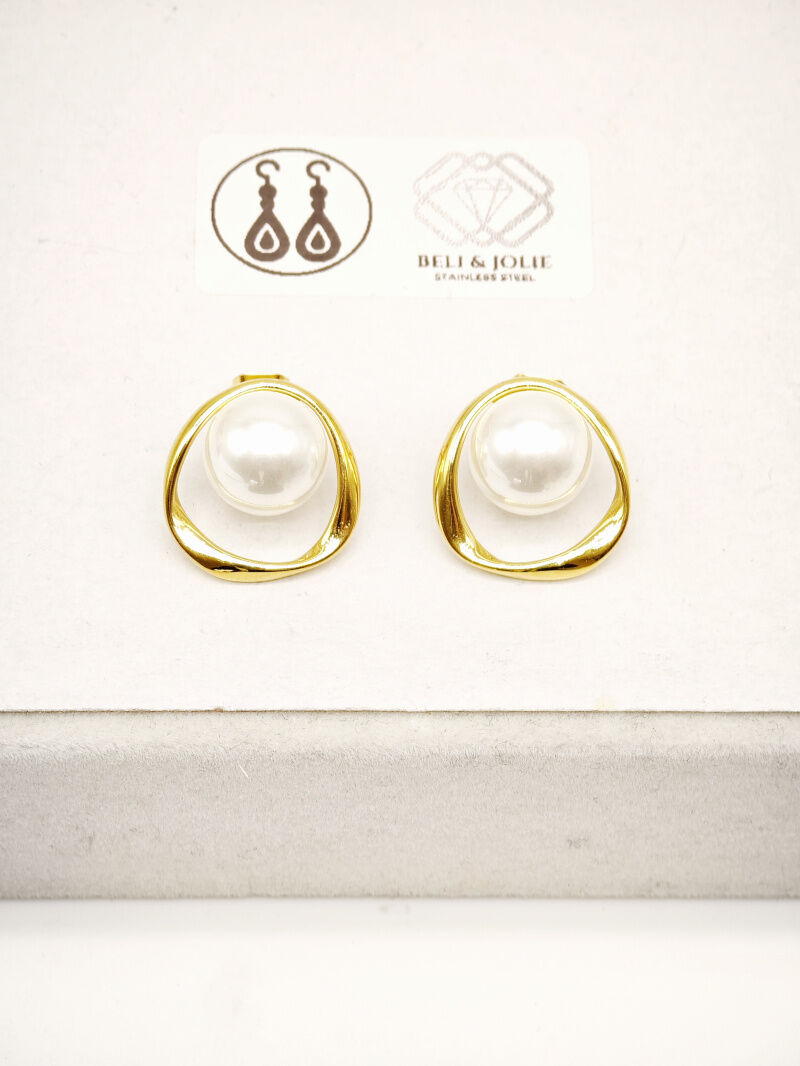 Edelstahl Ohrringe - J64