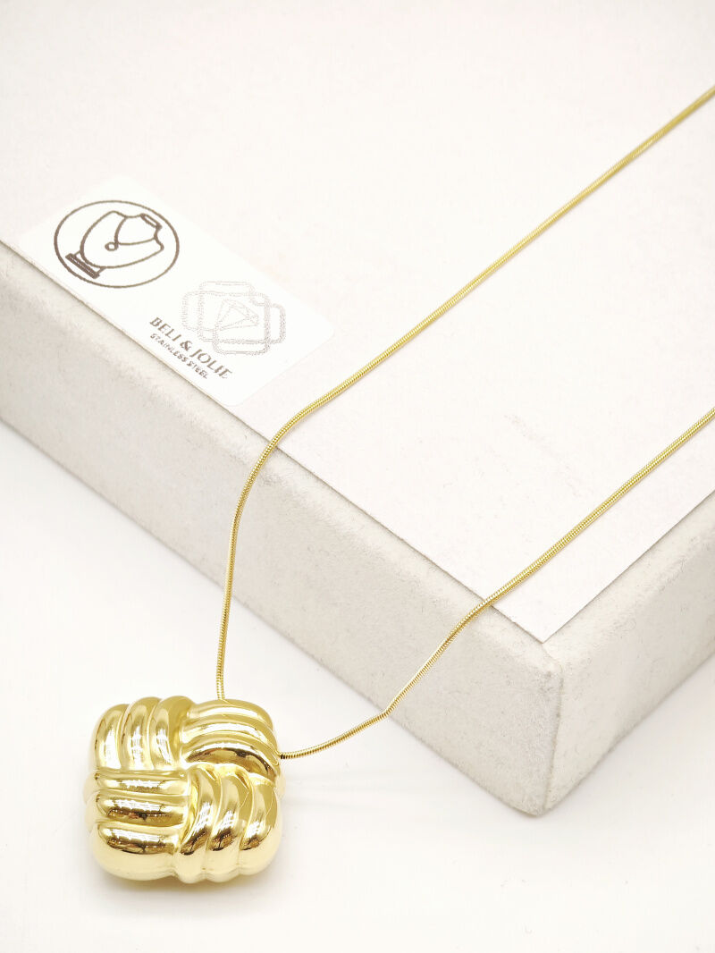 Edelstahl Halskette - J65