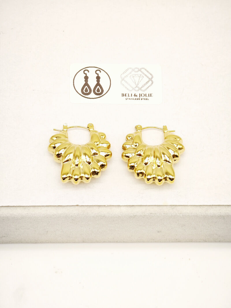 Edelstahl Ohrringe - J66