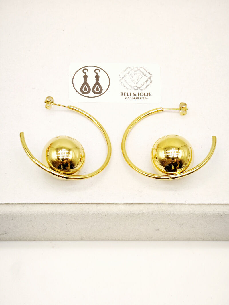 Creolen aus Edelstahl - J68