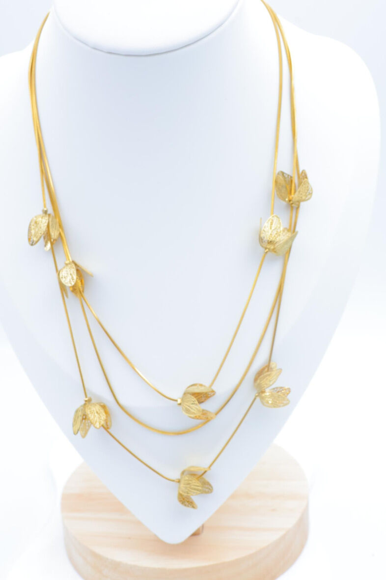 Edelstahl Halskette - J81-DO