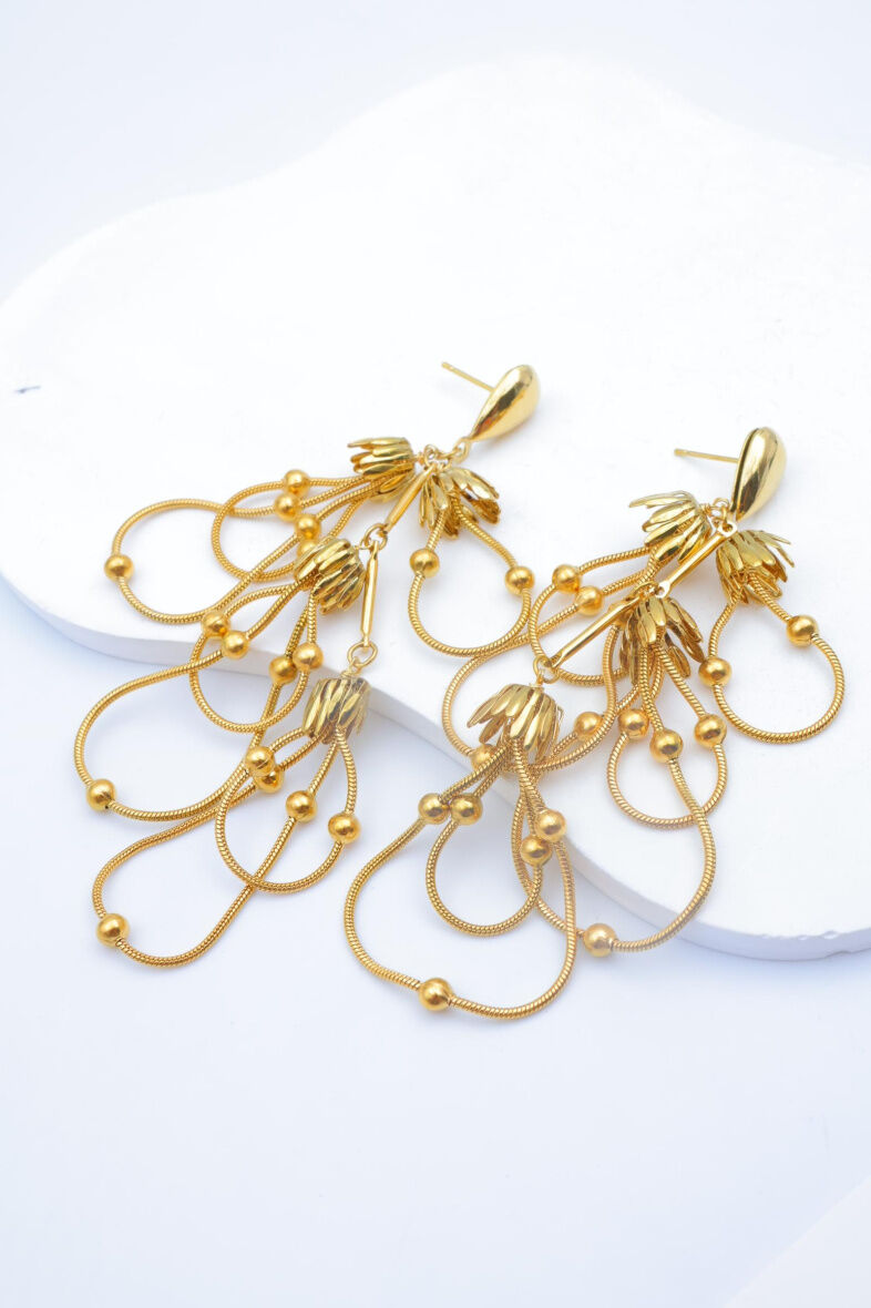 Edelstahl Ohrringe - J89