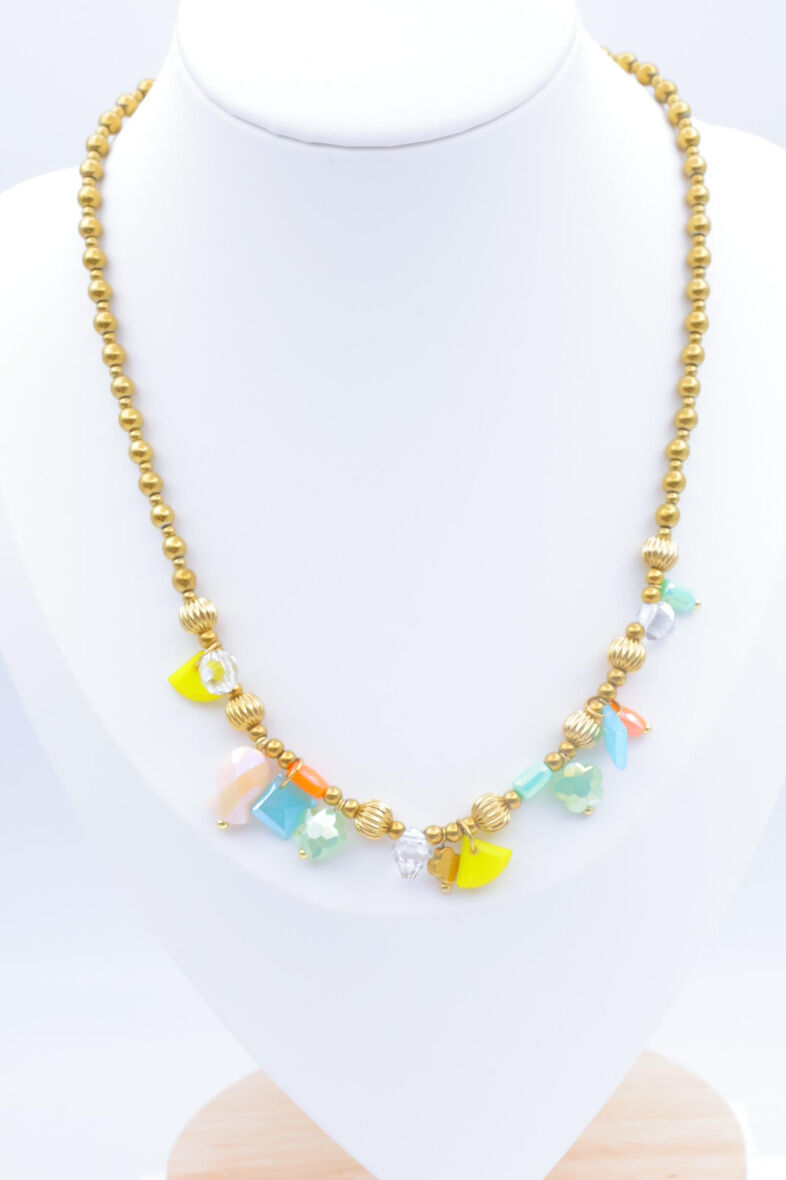 Edelstahl Halskette - J93