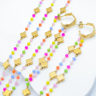 Conjunto de joyas de acero inoxidable - J94E