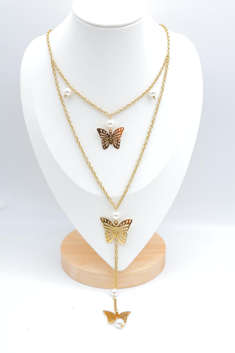 Edelstahl Halskette - J103