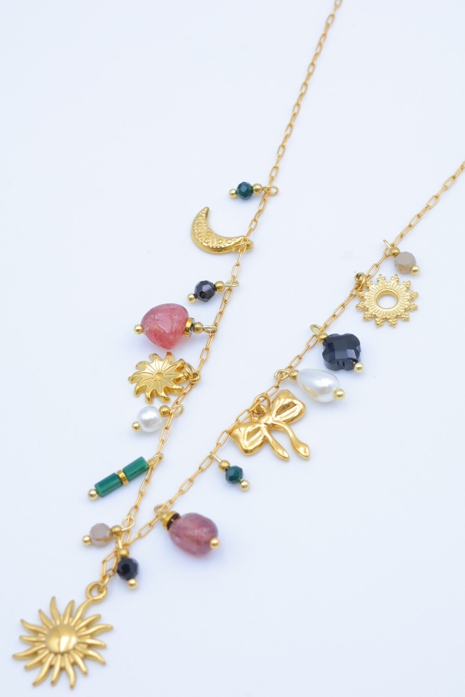 Edelstahl Halskette - J129