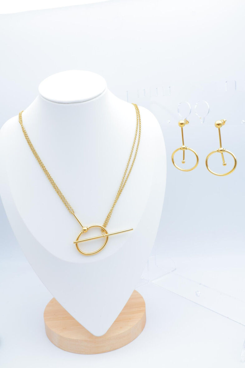 Conjunto de joyas de acero inoxidable - L08E