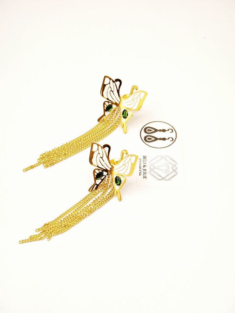 Edelstahl Ohrringe - L22