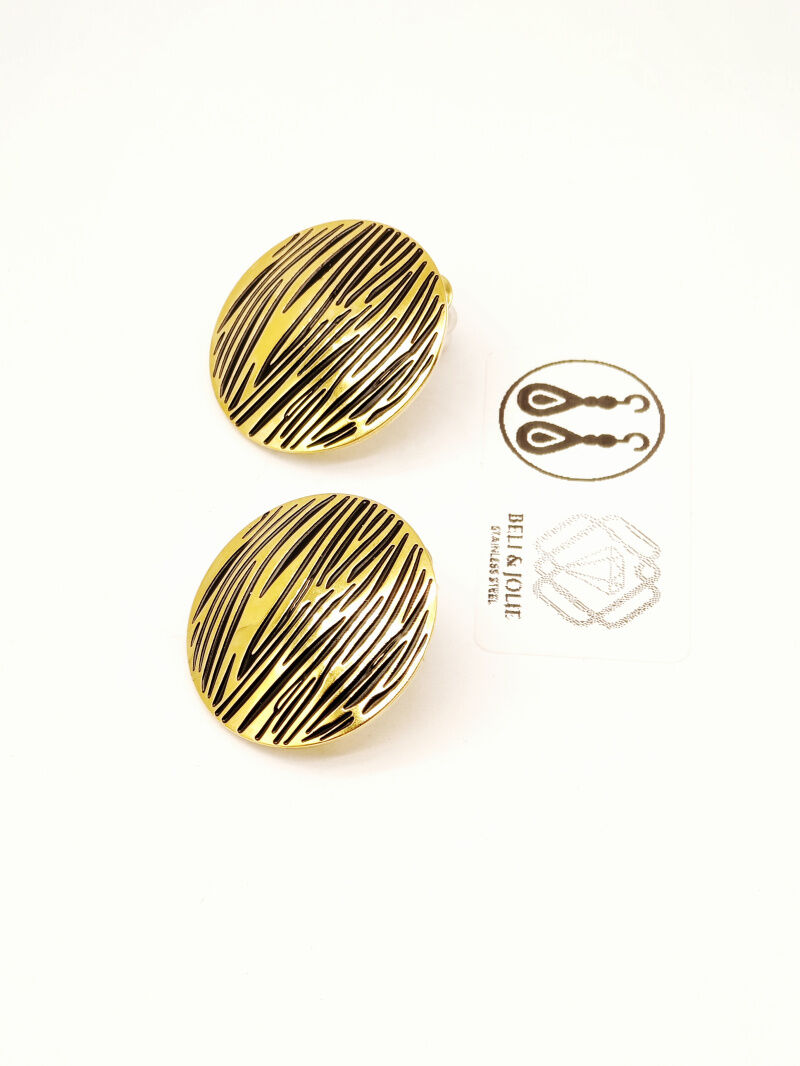 Edelstahl Ohrringe - L34