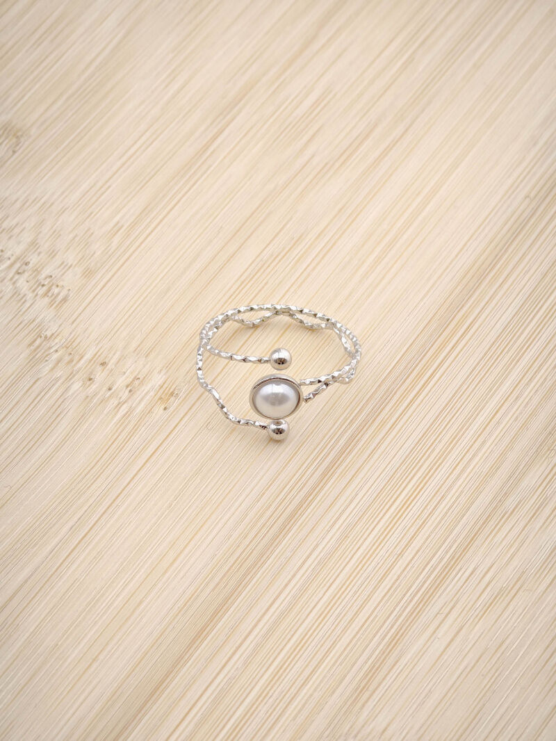 Verstellbarer Edelstahlring - L55