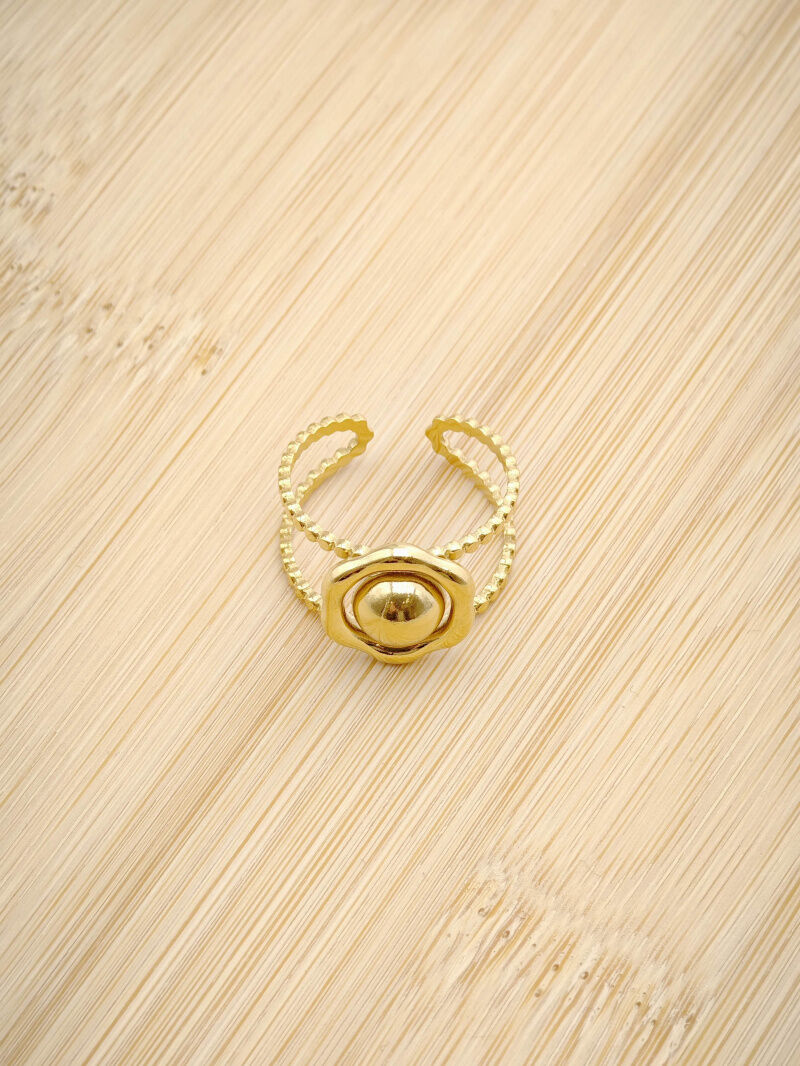 Verstellbarer Edelstahlring - L58