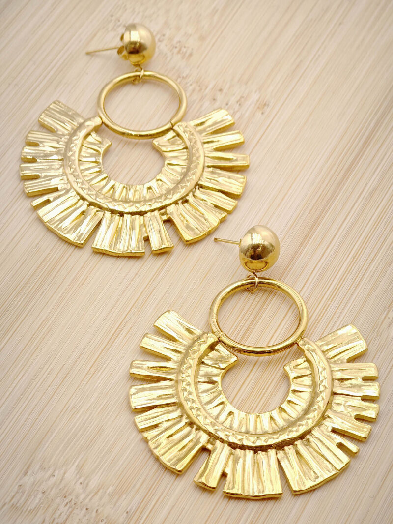 Edelstahl Ohrringe - L83