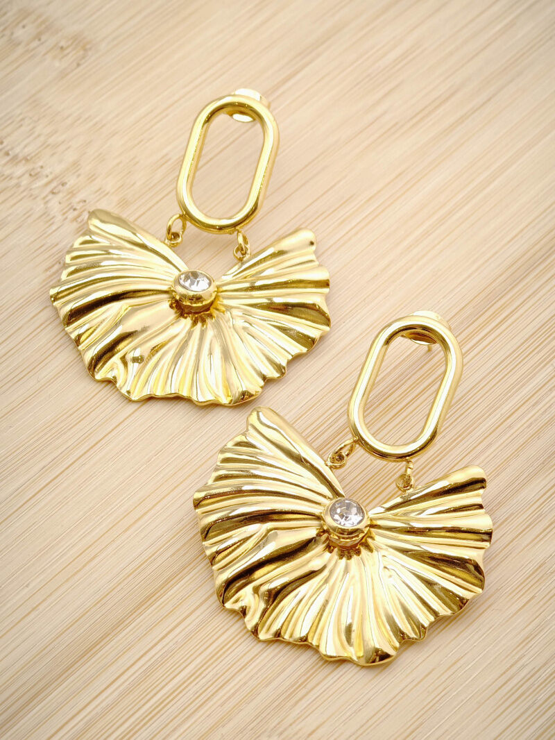 Edelstahl Ohrringe - L97