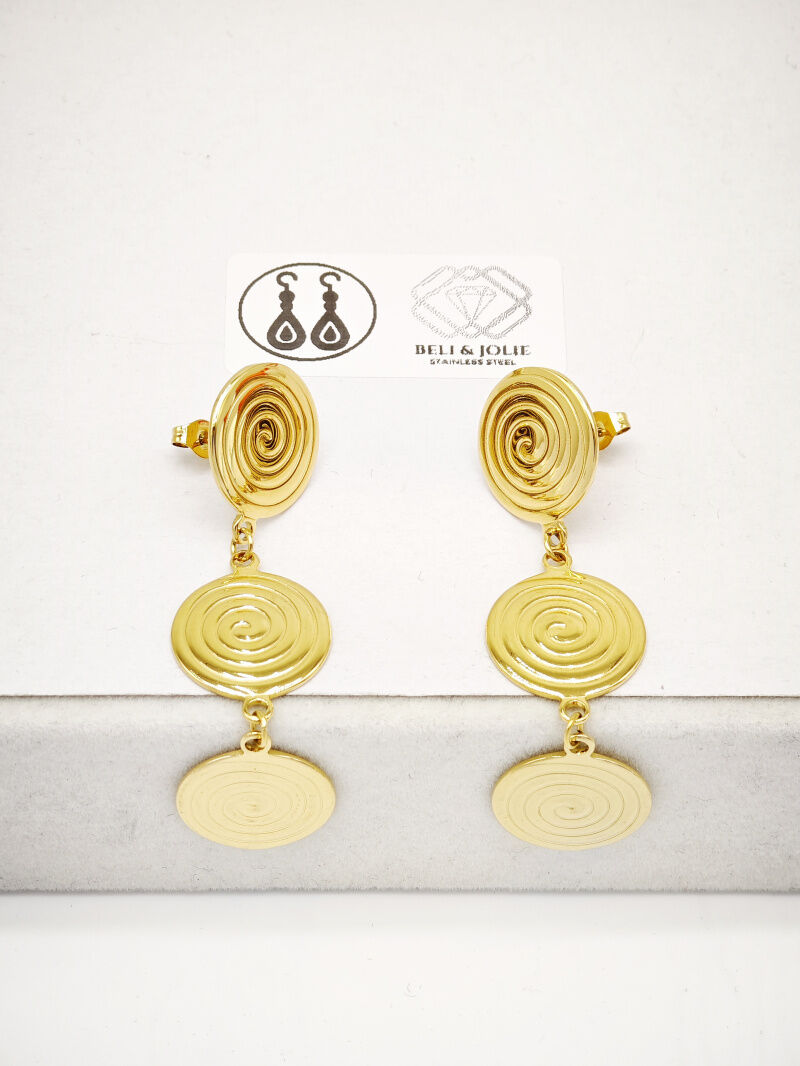 Edelstahl Ohrringe - M03B