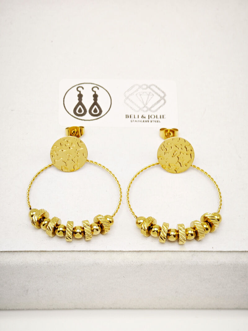 Edelstahl Ohrringe - M08