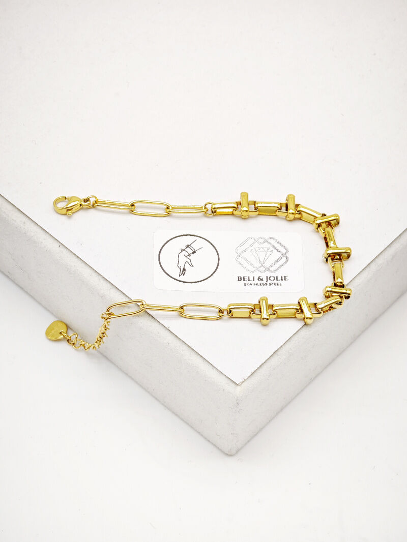 Edelstahl Fußkettchen - M09A