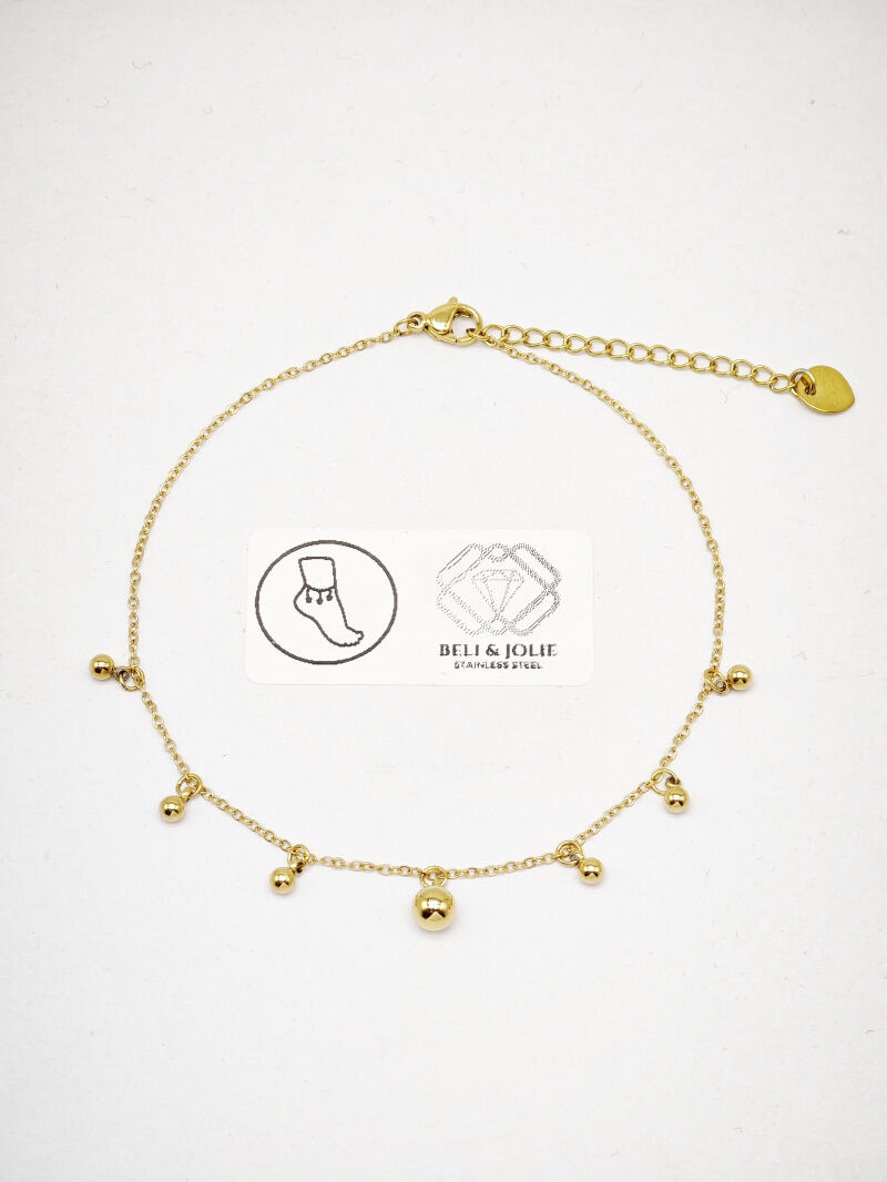 Edelstahl Fußkettchen - M10