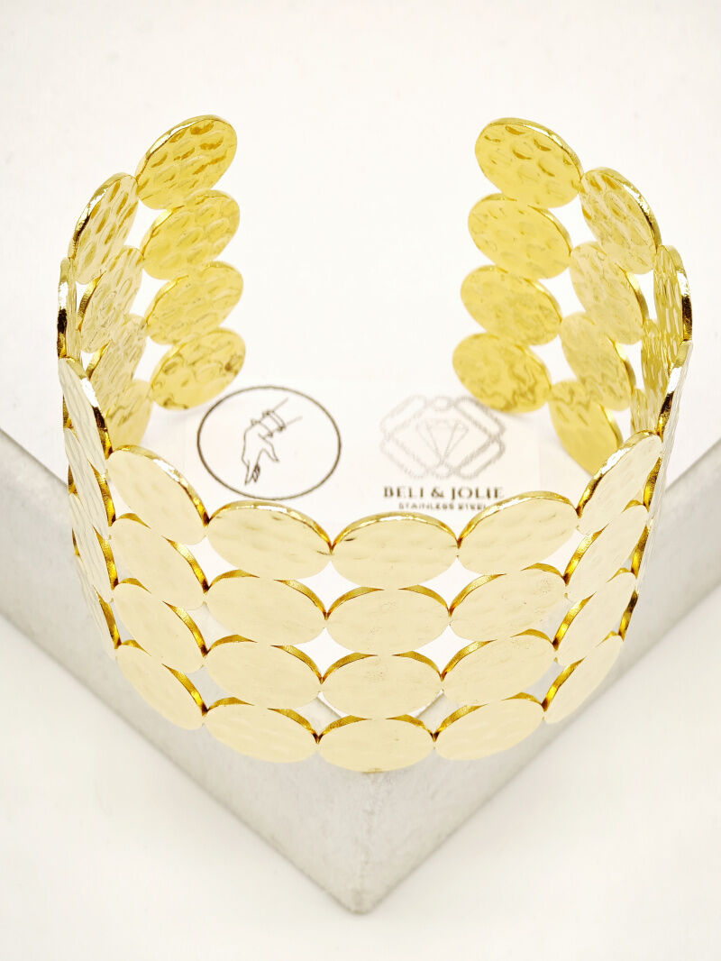 Bracelet jonc en acier inoxydable - N502