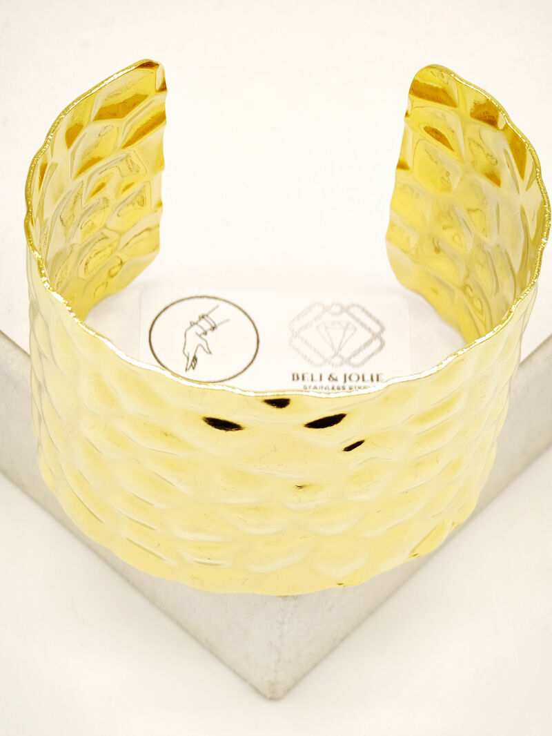 Bracelet jonc en acier inoxydable - N503