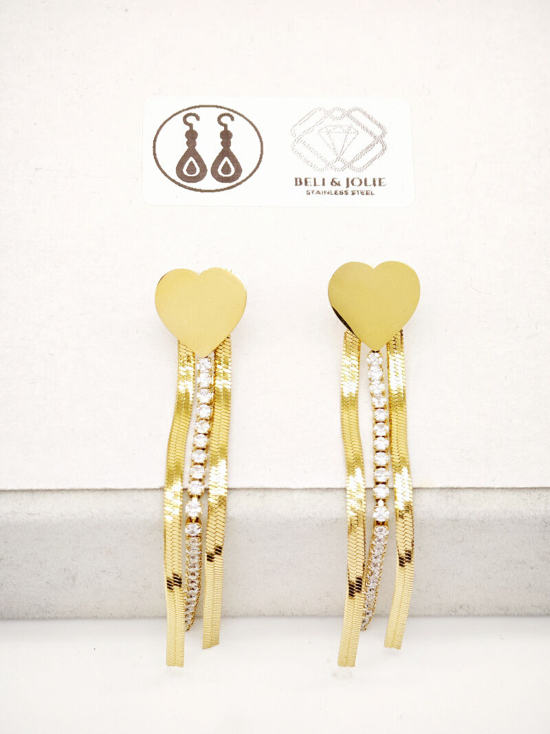 Boucles d'oreilles en acier inoxydable - N521