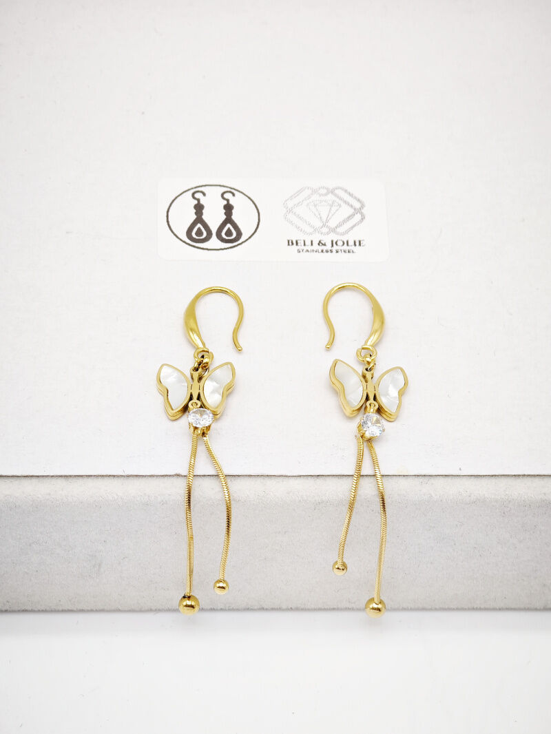 Boucles d'oreilles en acier inoxydable - N523