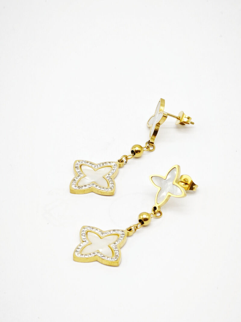 Boucles d'oreilles en acier inoxydable - N531