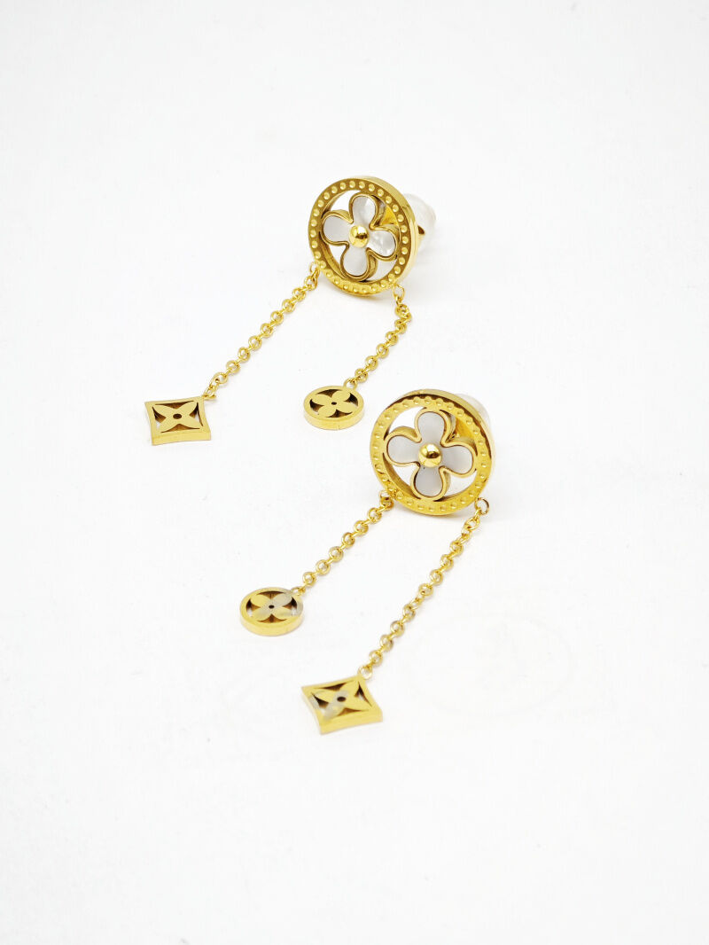 Boucles d'oreilles en acier inoxydable - N532