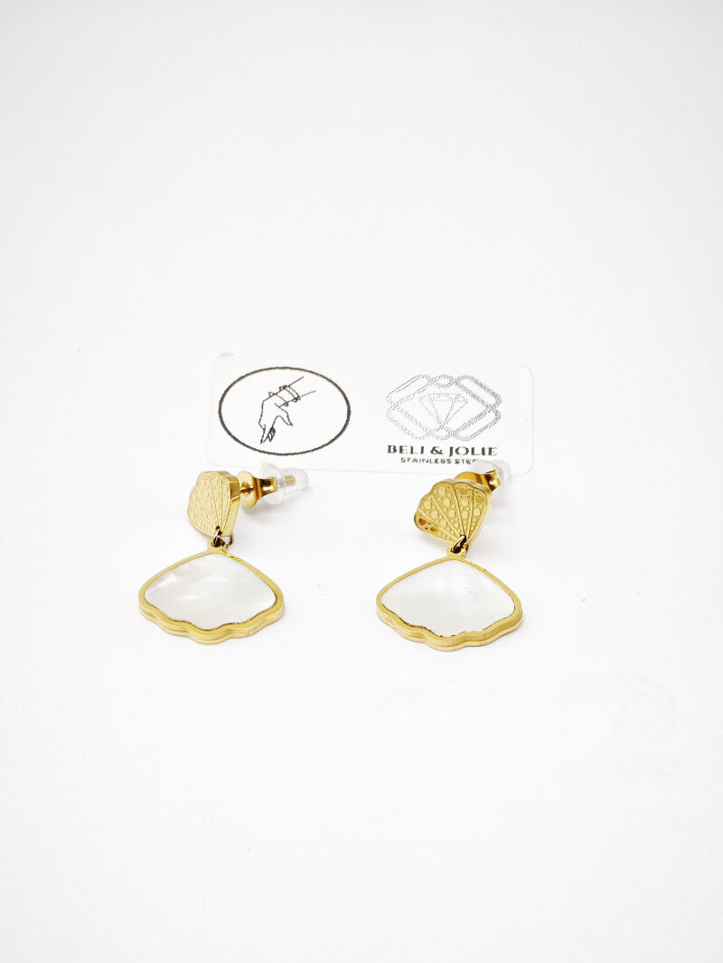 Boucles d'oreilles en acier inoxydable - N535