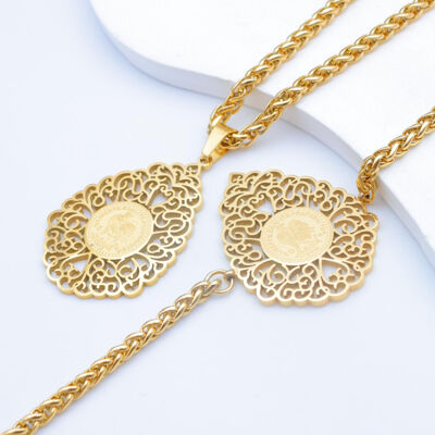 Conjunto de joyas de acero inoxidable - N604E