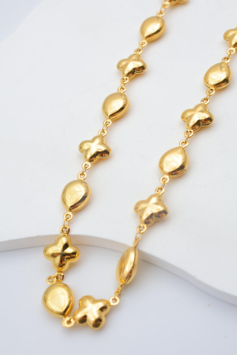 Edelstahl Halskette - N621