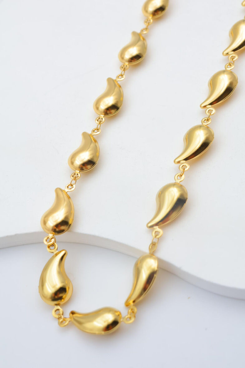 Edelstahl Halskette - N622